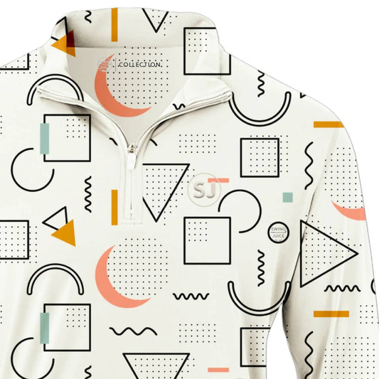 Swingjuice - Men's Golf 90's Golf Quarter Zip Sweatshirt