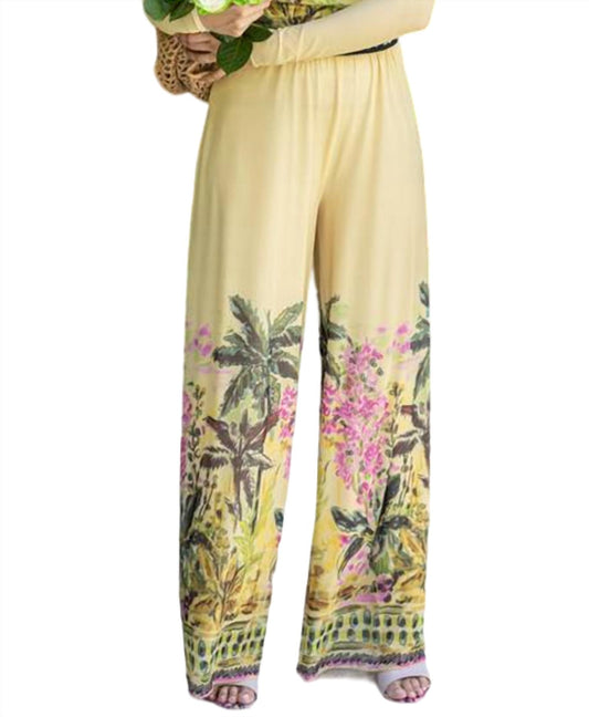 Petit Pois By Viviana G - Palms Pull on Trousers
