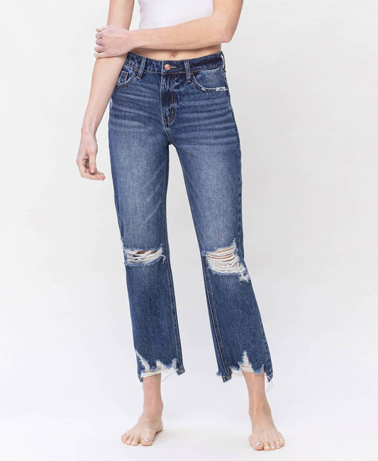 Lovervet - High Rise Relaxed Straight Jeans