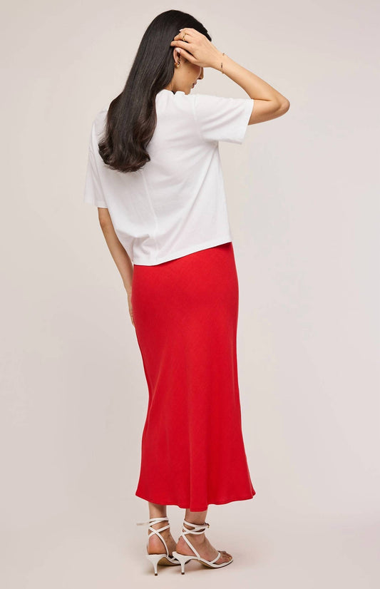 Gentle Fawn - Bias Cut Midi Skirt -plus