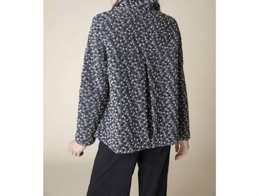 Habitat - Lots if Dots Boiled Wool Swing Coat