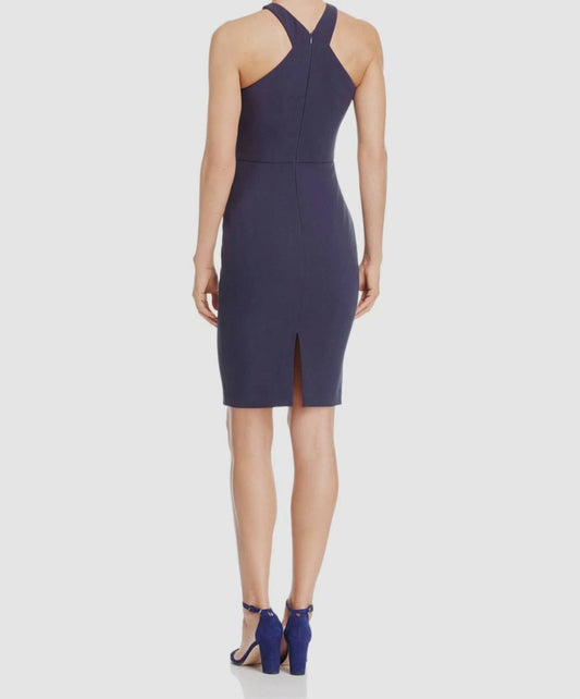 Likely - Caroline Criss Cross Halter Sheath Dress