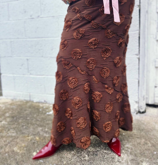 Bailey Rose - Rosette Maxi Skirt