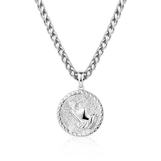 Montana Silversmiths - Praying Hands Pendant Necklace