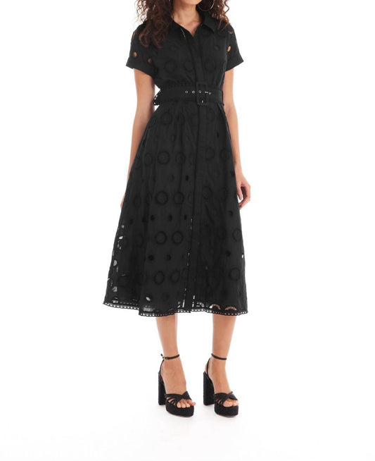 Allison New York - Aiden Eyelet Midi Dress