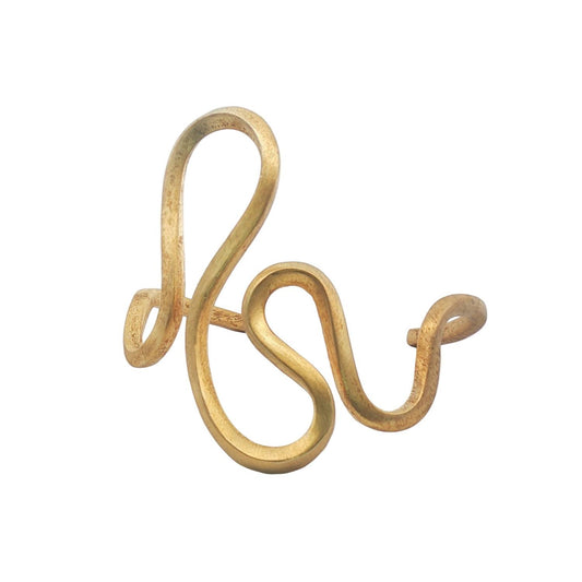 Mk Diamonds & Jewelry - Women's Sculptural Abstract Vermeil Cuff Bracelet