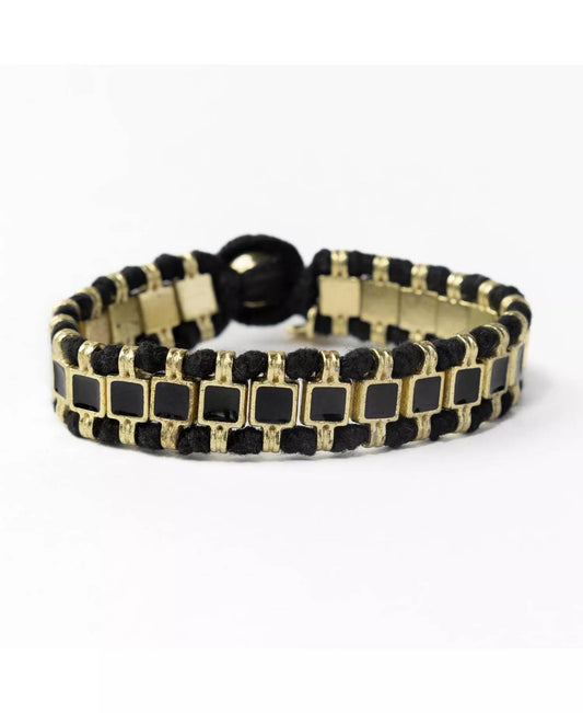 Ink+Alloy - Women's Josie Enamel Small With Loop Latch Bracelet