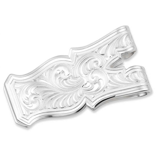 Montana Silversmiths - Open Range Money Clip With Longhorn