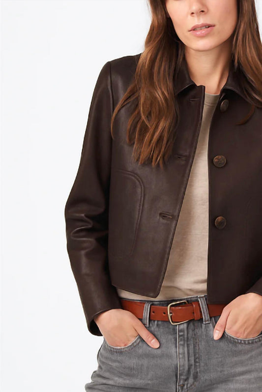 Repeat Cashmere - Leather Jacket