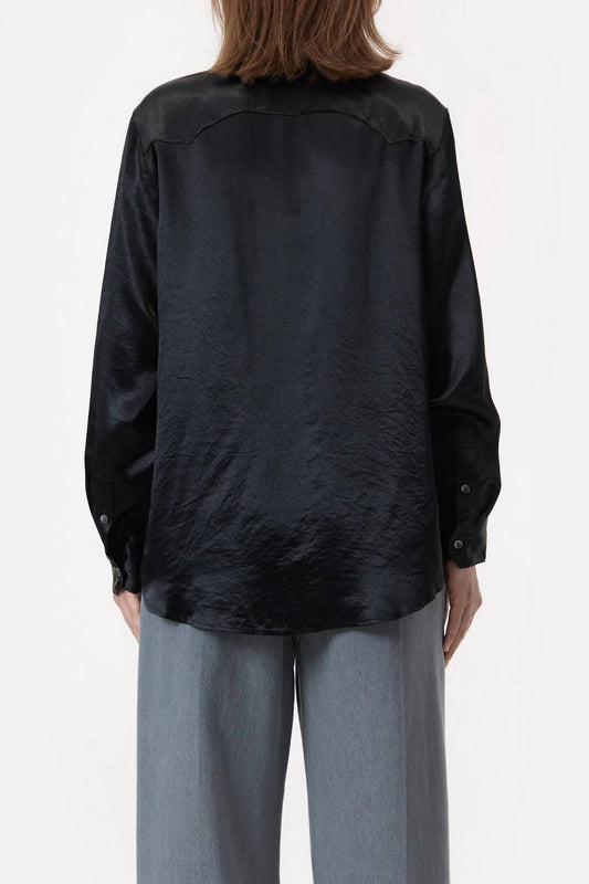 Closed - Satin Western Blouse