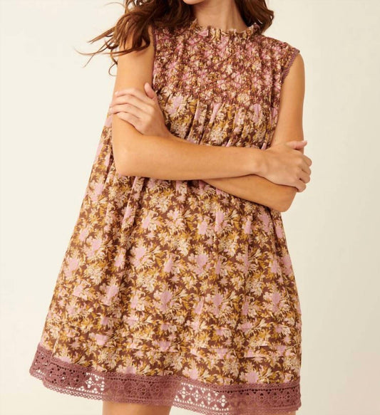 Free People - Shea Printed Mini Dress