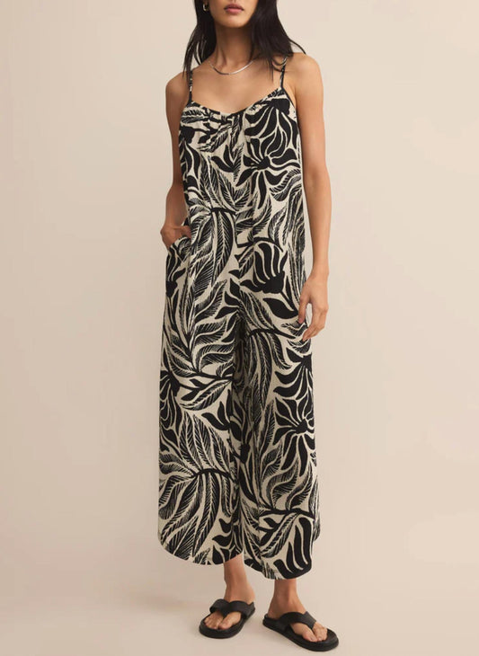 Z Supply - Flared Isla Leaf Jumpsuit