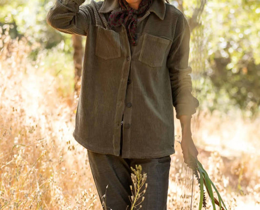 Carve Designs - Hudson Stretch Cord Shacket