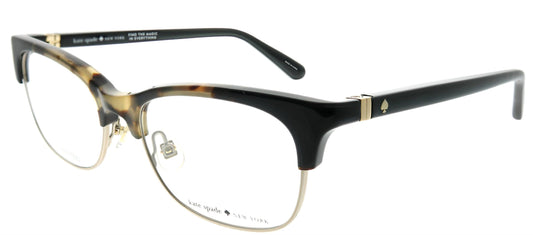 Kate Spade - Rectangle Plastic Tortoise Eyeglasses
