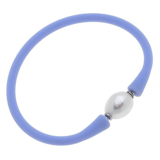 Canvas Style - Women's Bali Freshwater Pearl Silicone Bracelet