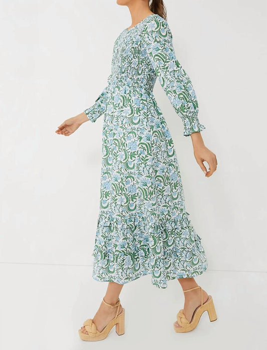 Pink City Prints - Isabel Smocked Dress