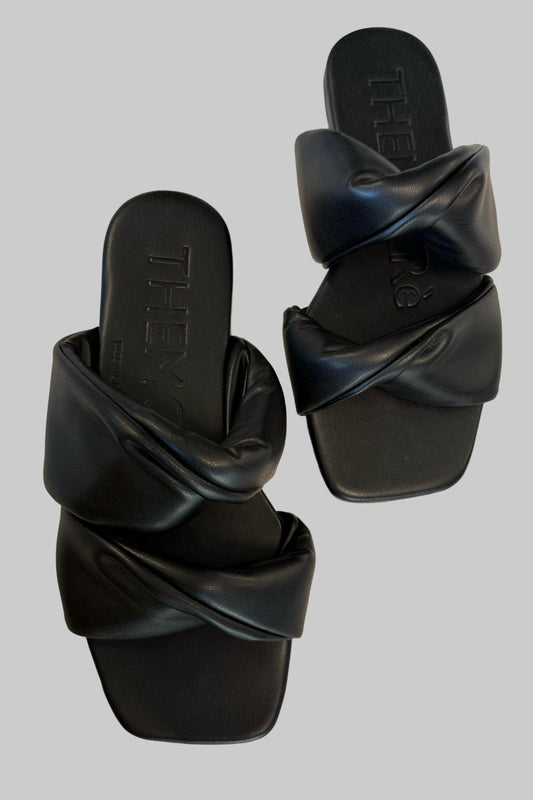 Themoirè - Women's Leather Sandal