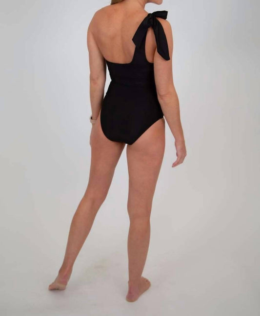 Marina West Swim - One Shoulder With Tie Ribbon Swimsuit