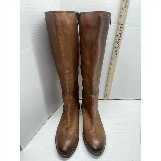 Salvia - Women's Nell Tall Side Zip Boots