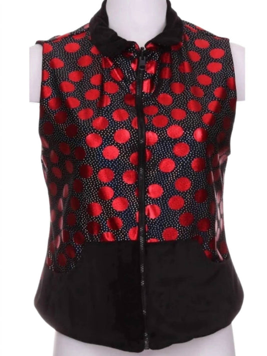 Love Love Tennis - Women's Polka Dot Ice Vest