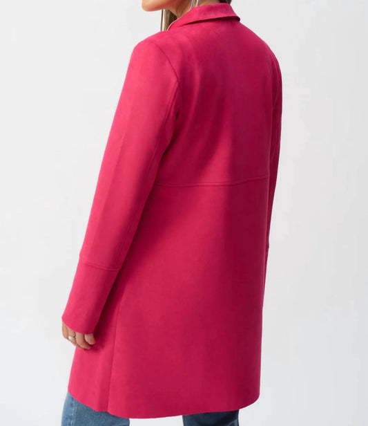 Joseph Ribkoff - Scuba Suede Straight Jacket