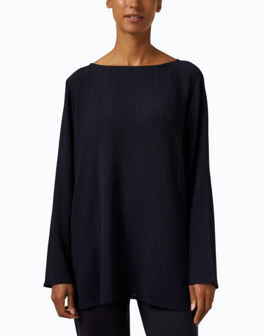 Eileen Fisher - Bateau Neck Tunic Top