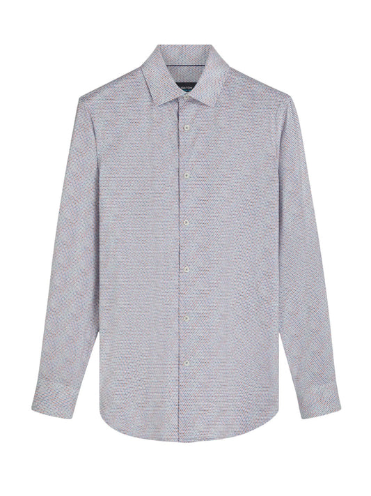 Bugatchi Uomo - Men Geometric Print Sport Shirt