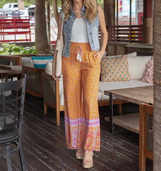 Grace And Lace - Floral Wide Leg Pants