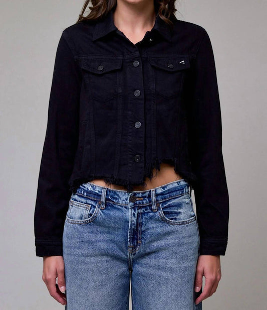 Hidden - Rebel Frayed Bottom Fitted Jacket