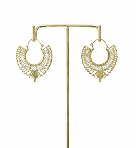 Baizaar - Women's Brass Eagle Earring