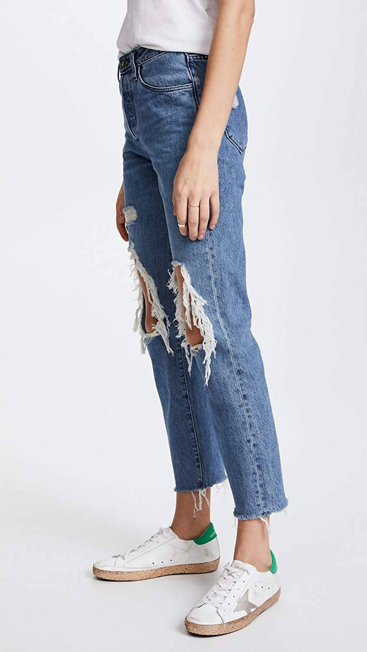 Women's W3 Higher Ground BF Crop Jeans