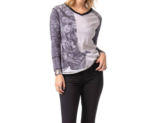 Double D Ranch - Hide Tickler Long Sleeve Top
