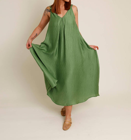 Frnch - Lauria Twist Strap Textured Maxi Dress