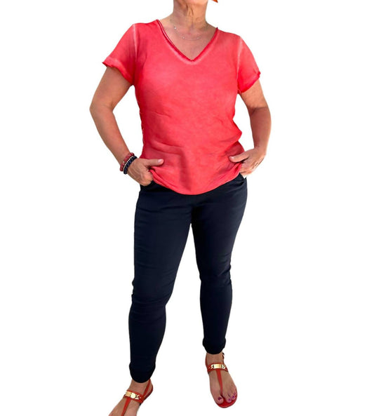 Gigi Moda - Bella Vita V Neck T-shirt