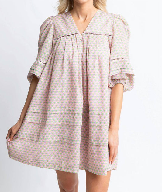 Karlie - FLORAL PUFF SLEEVE DRESS