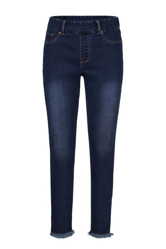 Tribal - Women's Frayed Ankle Jeggings