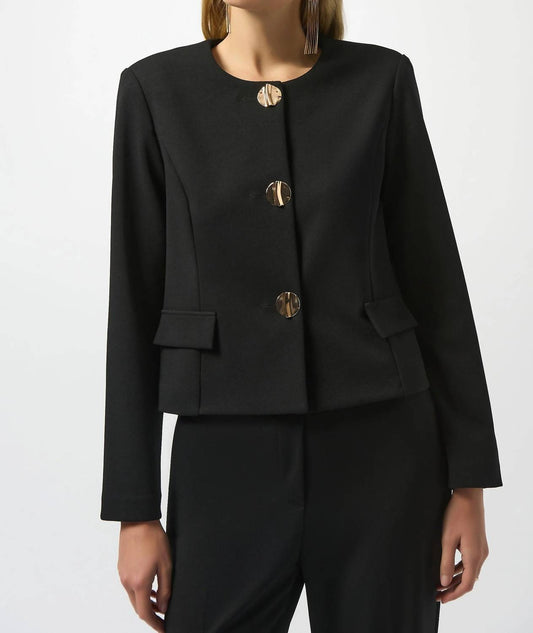 Joseph Ribkoff - Long Sleeve Boxy Blazer