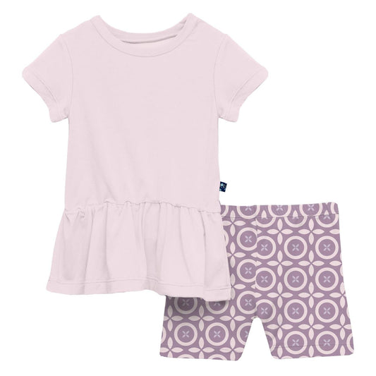 Kickee - Girl's Short Sleeve Playtime Set