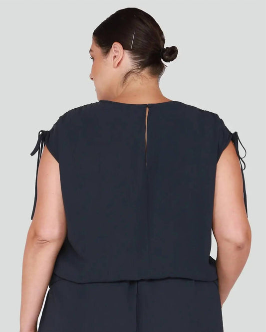 Dex - Drawstring Shoulder Top