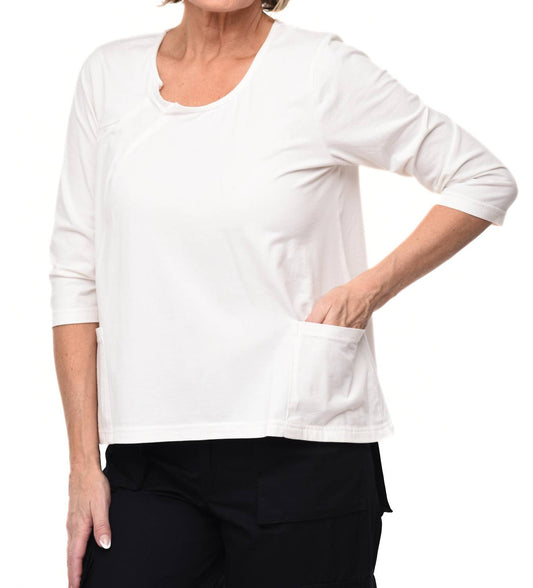 Tulip Clothing - Amelie Three-quarter Sleeve Top