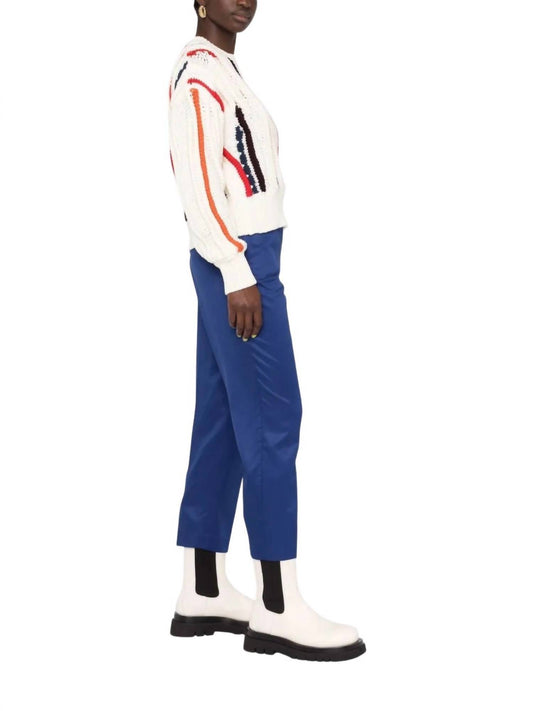 Salvatore Ferragamo - Straight Leg Silk Trousers