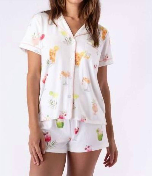 Pj Salvage - Women's Sippin On Sunshine Top And Headband