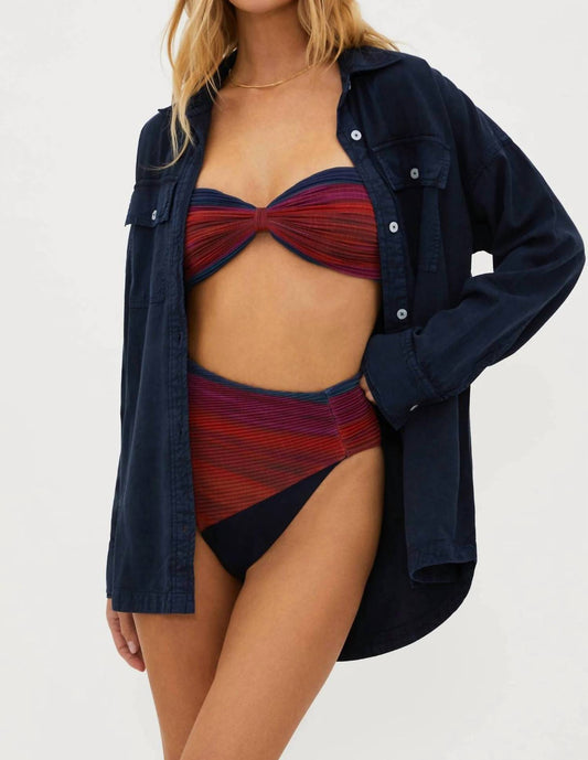 Beach Riot - Coramine Button Down Top