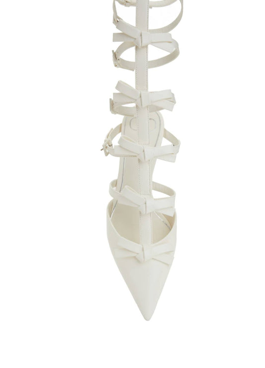 Valentino Garavani - Women's Bow Embellished Kitten Heel Pumps