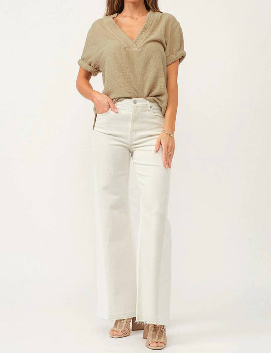 Dear John Denim - Fiona Novelty Wide Leg Jeans