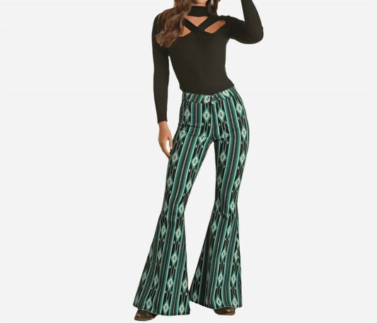 Rock & Roll Denim - Serape Bell Bottom Jeans