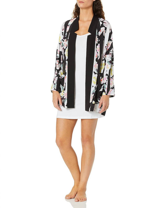 French Connection - Floral Open Front Kimono Blazer