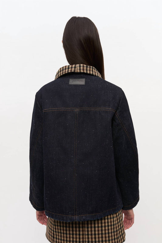 Ganni - Neppy Denim Bonded Jacket