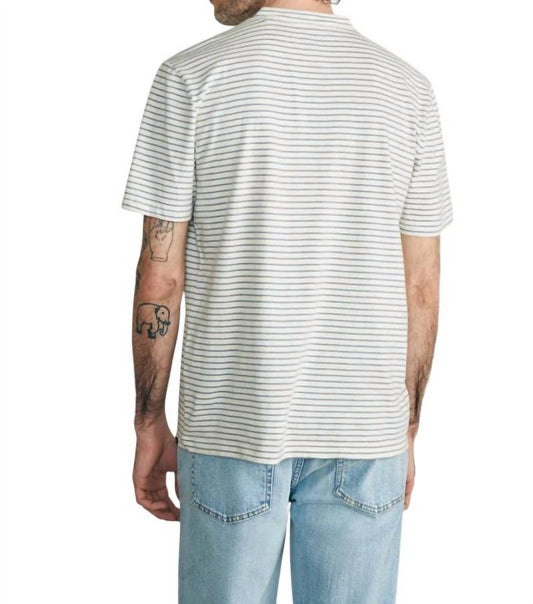 Faherty - Short Sleeve Sunwashed Henley Tee