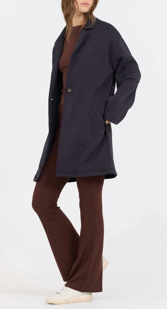 Vintage Havana - Cloud Fleece Trench Jacket